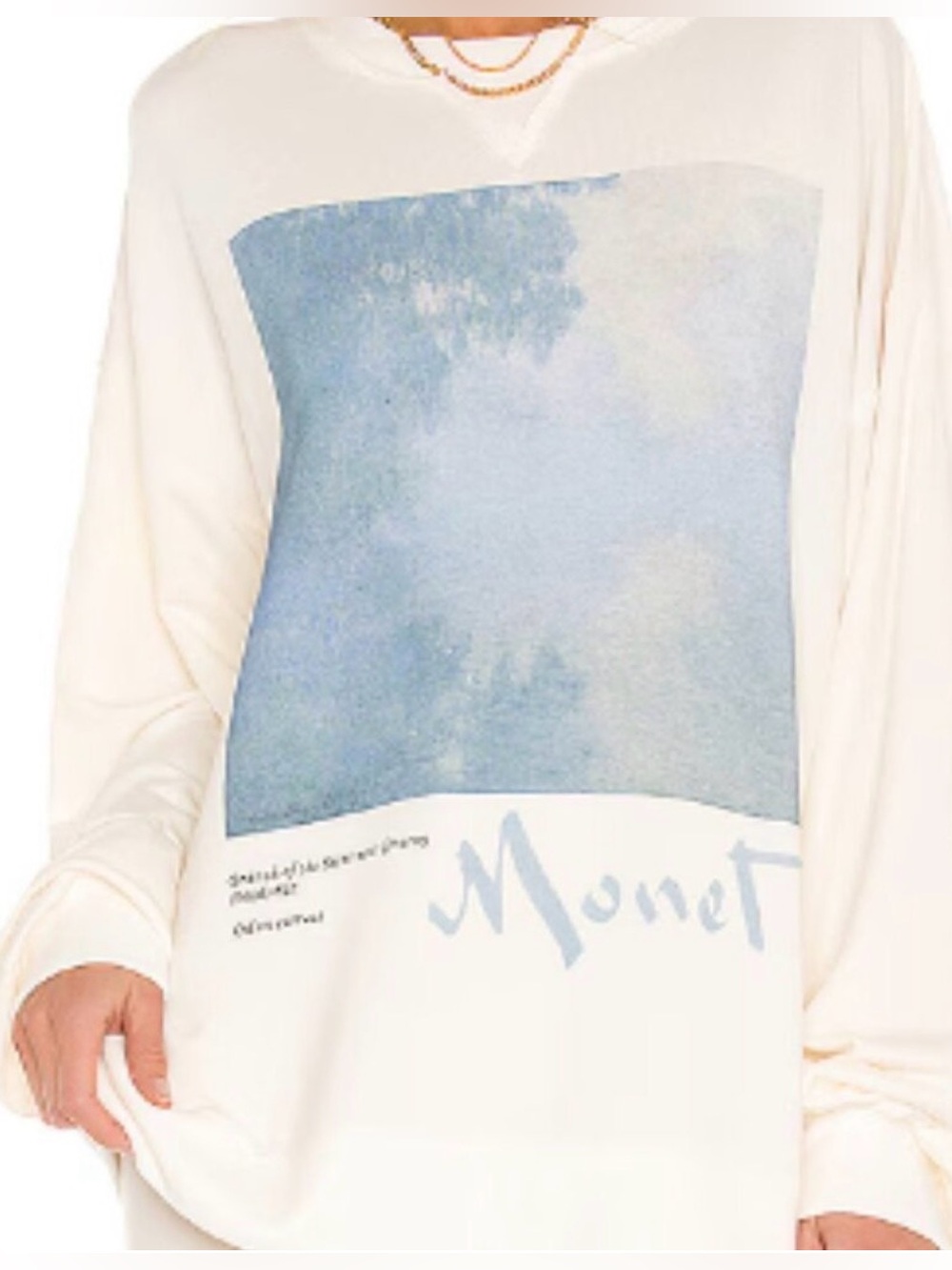 Selkie "The Pillow Sweater" in Monet Collector Cream Size Large